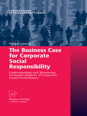 cover image of The Business Case for Corporate Social Responsibility